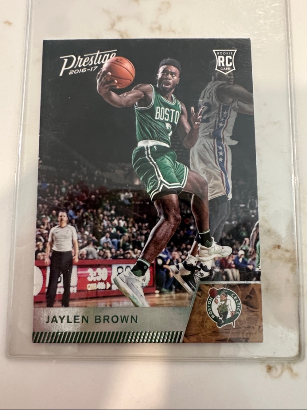 Panini Prestige Jaylen Brown Boston Celtics Basketball Rookie Card - Green
